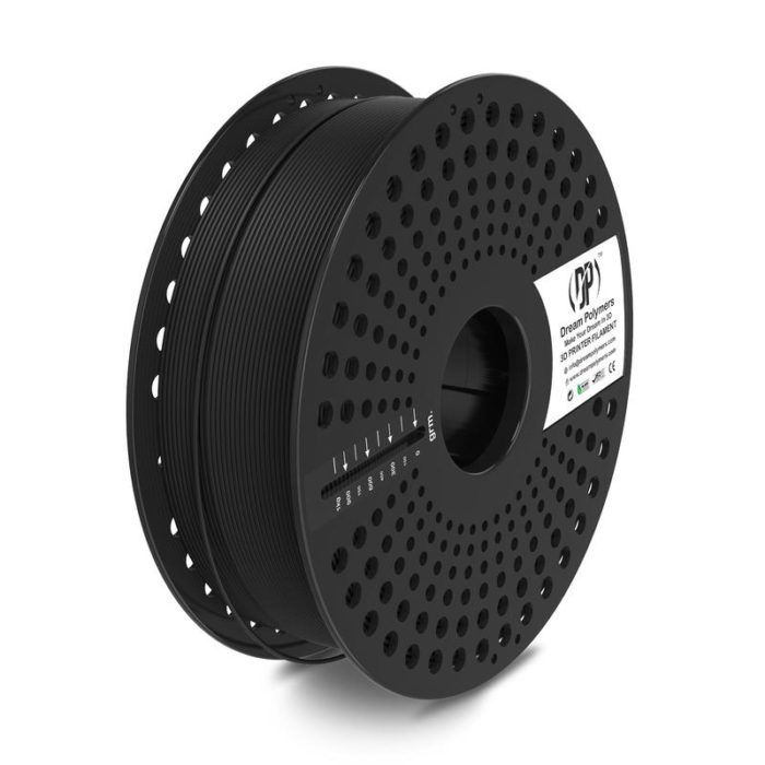 Dream Polymers Carbon fiber 3D printing filaments are made by combining carbon fibers with a thermoplastic material. Carbon fiber 3D Printing filament material is known for their qualities of superior stiffness and lightweight. Dream Polymer's carbon fiber 3D printing filaments material printing process is similar to standard 3D printing filaments, but the carbon fiber material requires specific settings due to its high strength and stiffness. Our carbon fiber filaments can be printed on most 3D printers that are capable of printing with PLA Pro or ABS Pro.